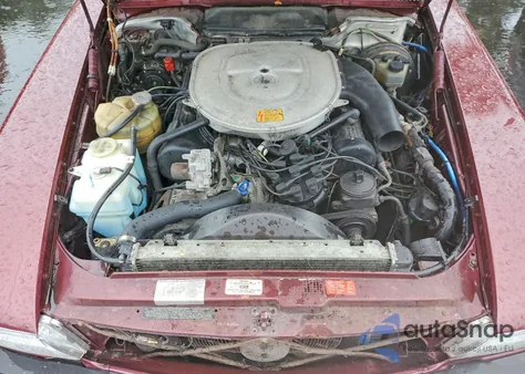 1986 Mercedes-Benz 560 Sl из США, поврежденный, VIN WDBBA48D0GA042546